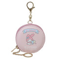 Japan Sanrio Round Mini Pouch - My Melody / Friend - 1