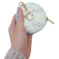 Japan Sanrio Round Mini Pouch - Cinnamoroll / Friend - 2