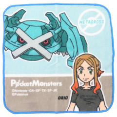 Japan Pokemon Mini Towel Handkerchief - Metagross
