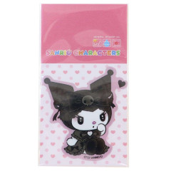 Japan Sanrio Vinyl Sticker - Kuromi / Midnight Melokuro