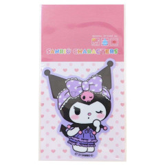 Japan Sanrio Vinyl Sticker - Kuromi / Bedtime