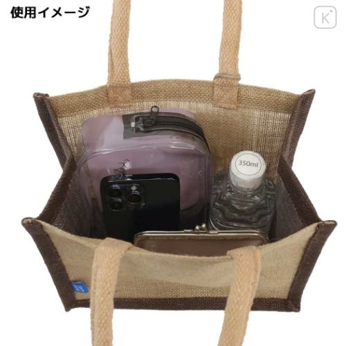 Japan San-X Jute Mini Tote Bag - Kiiroitori & Rilakkuma - 4