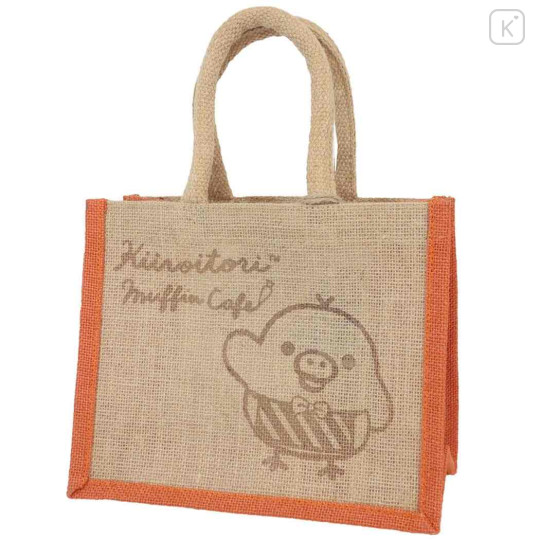 Japan San-X Jute Mini Tote Bag - Kiiroitori - 1