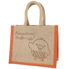 Japan San-X Jute Mini Tote Bag - Kiiroitori