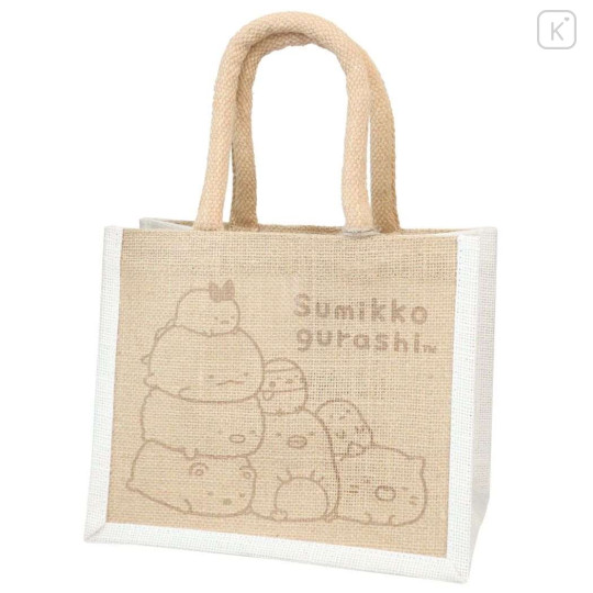 Japan San-X Jute Mini Tote Bag - Sumikko Gurashi - 1