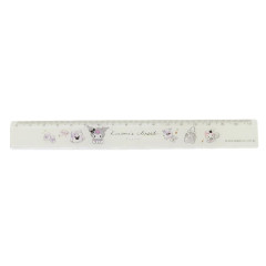 Japan Sanrio 17cm Ruler - Kuromi / Closet