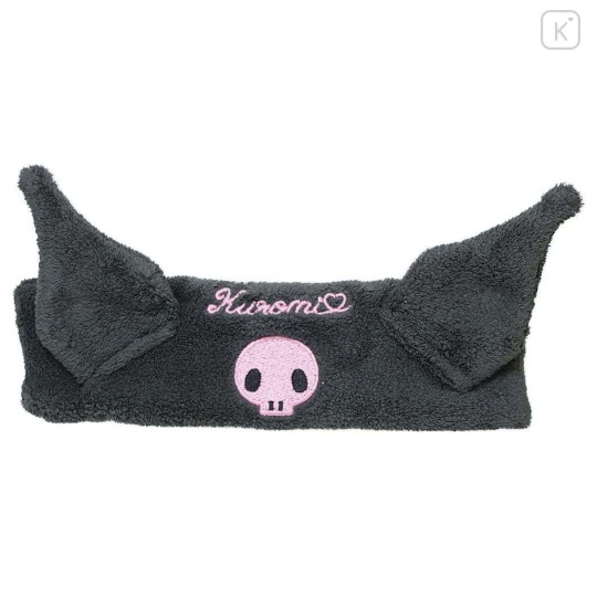 Japan Sanrio Hair Band - Kuromi : Pink Name - 1