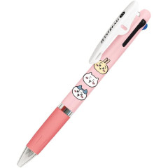 Japan Chiikawa Jetstream 3 Color Multi Ballpoint Pen - Chiikawa & Hachiware & Usagi : Face