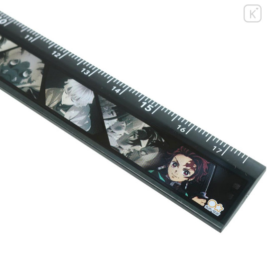 Japan Demon Slayer Slim Ruler 17cm - Black - 2