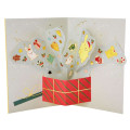 Japan Sanrio 3D Greeting Card - Pompompurin / Christmas - 3