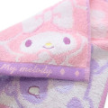 Japan Sanrio Mini Towel Jacquard Handkerchief - Kuromi & My Melody / Heart - 2