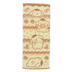 Japan Sanrio Jacquard Embroidered Long Towel - Pompompurin / Relax