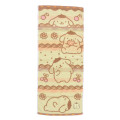 Japan Sanrio Jacquard Embroidered Long Towel - Pompompurin / Relax - 1