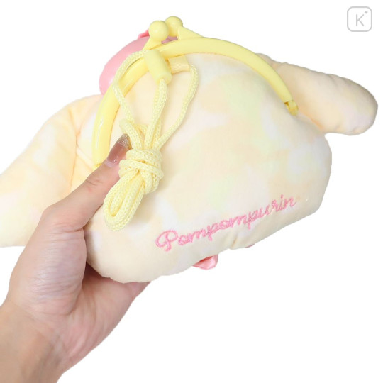 Japan Sanrio Mascot Neck Pouch - Pompompurin / Dreamy Yumefuwa - 2