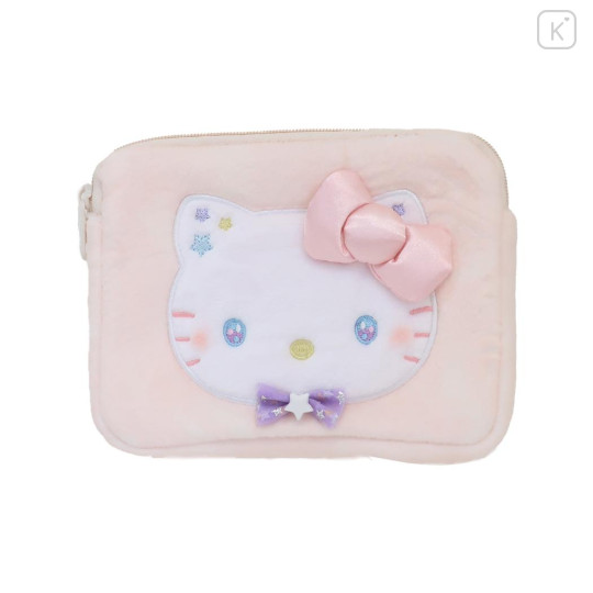 Japan Sanrio Mini Pouch & Tissue Case - Hello Kitty / Dreamy Yumefuwa - 1