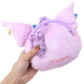 Japan Sanrio Mascot Neck Pouch - Kuromi / Dreamy Yumefuwa - 2