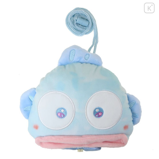 Japan Sanrio Mascot Neck Pouch - Hangyodon / Dreamy Yumefuwa - 1