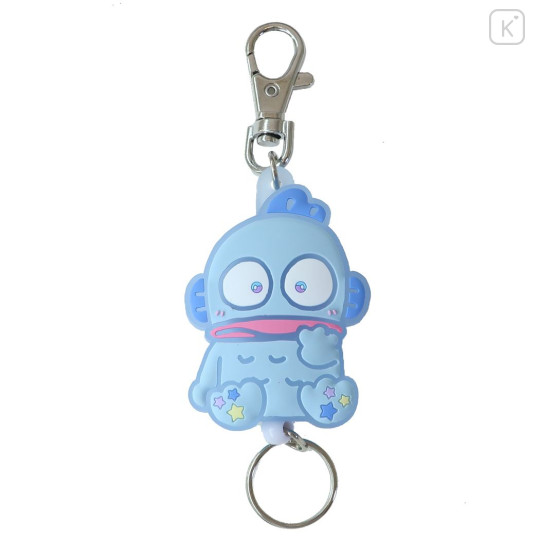 Japan Sanrio Rubber Reel Keychain - Hangyodon / Dreamy Yumefuwa - 1