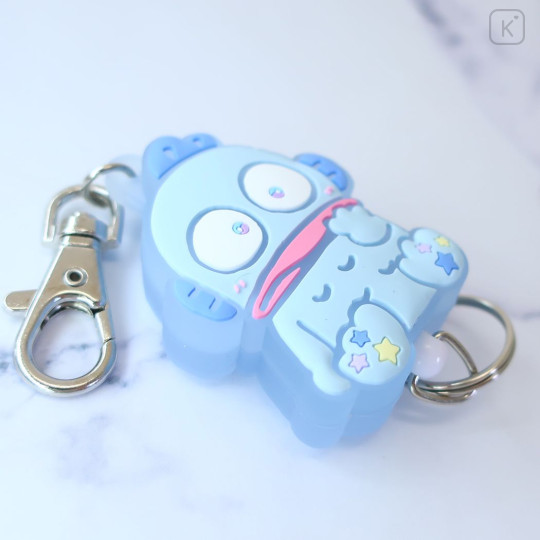 Japan Sanrio Rubber Reel Keychain - Hangyodon / Dreamy Yumefuwa - 3