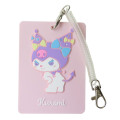 Japan Sanrio Pass Case Card Holder - Kuromi / Dreamy Yumefuwa - 1