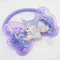 Japan Sanrio Mascot Hair Tie Set - Kuromi / Ribbon Glitter Stars - 3