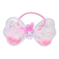 Japan Sanrio Mascot Hair Tie - My Melody / Ribbon Glitter Stars - 1