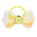 Japan Sanrio Mascot Hair Tie - Pompompurin / Ribbon Glitter Stars - 1