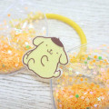 Japan Sanrio Mascot Hair Tie - Pompompurin / Ribbon Glitter Stars - 3