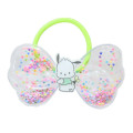 Japan Sanrio Mascot Hair Tie - Pochacco / Ribbon Glitter Stars - 1