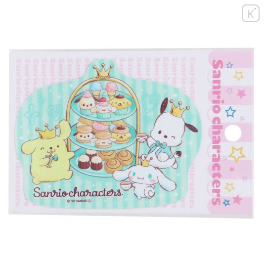 Japan Sanrio Vinyl Sticker - Cinnamoroll & Pochacco & Pompompurin / Prince Afternooon Tea - 1