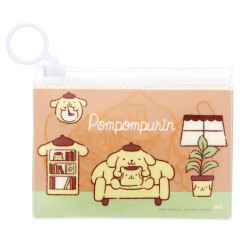 Japan Sanrio Paper Clip & Case - Pompompurin / Home