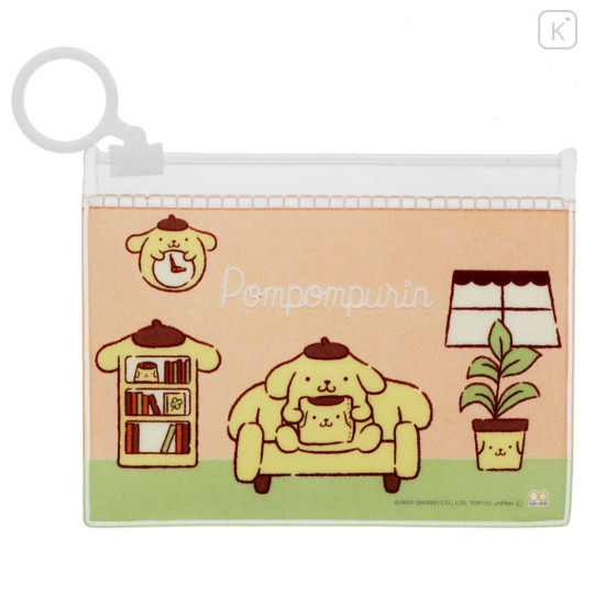 Japan Sanrio Paper Clip & Case - Pompompurin / Home - 3