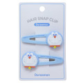 Japan Doraemon Face-shaped Hair Clip Set - Doraemon - 1