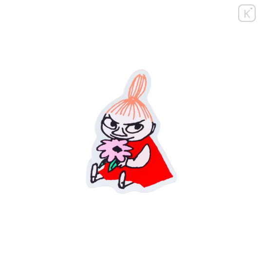 Japan Moomin Acrylic Clip - Little My / Flower - 2