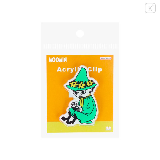 Japan Moomin Acrylic Clip - Snufkin - 1