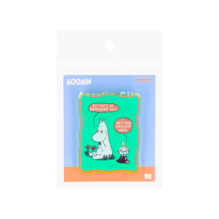 Japan Moomin Acrylic Clip - Little My & Moomintroll / Excellent Idea