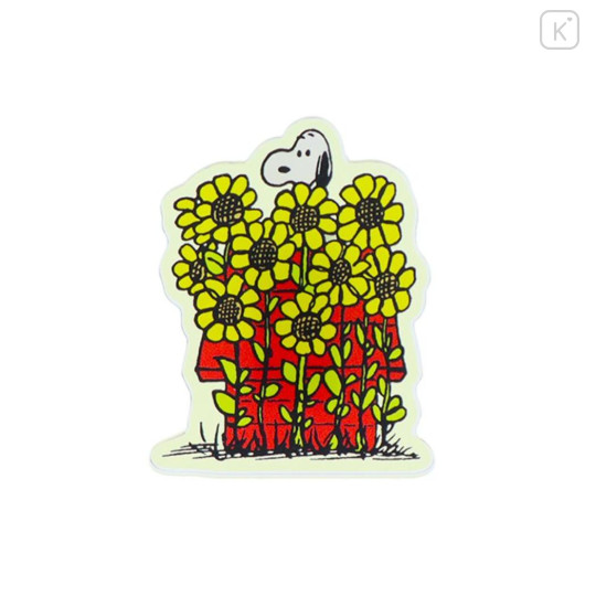 Japan Peanuts Acrylic Clip - Snoopy / Bon Voyage Sunflower - 2