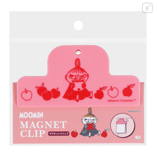 Japan Moomin Magnet Clip - Little My / Apple - 1