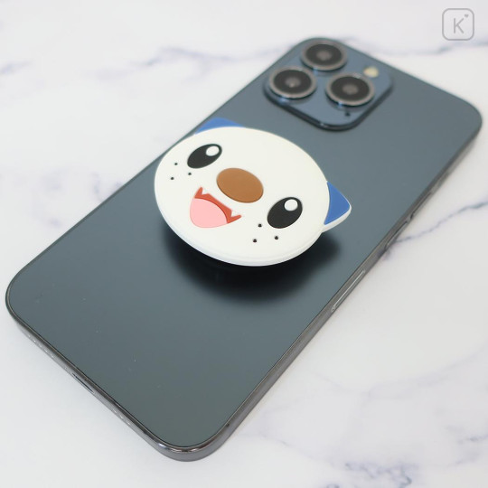 Japan Pokemon Pocopoco Smartphone Grip - Oshawott - 2