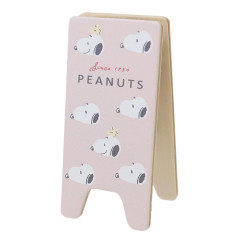 Japan Peanuts Signboard Clip Stand - Snoopy & Woodstock / Relax