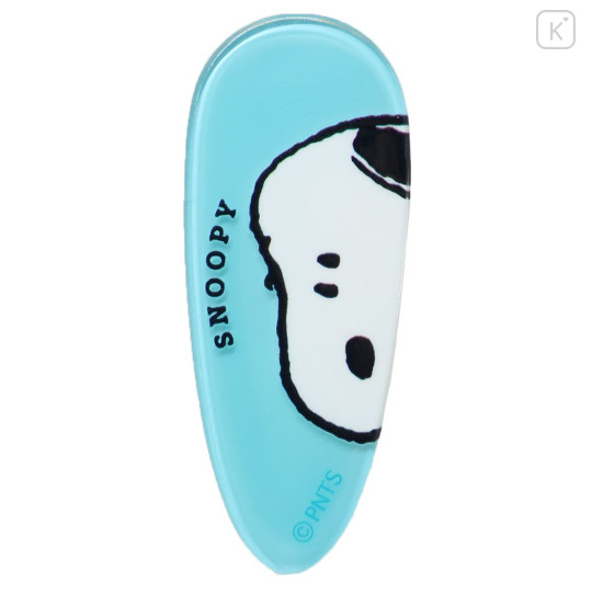 Japan Peanuts Acrylic Hair Clip - Snoopy / Blue - 1