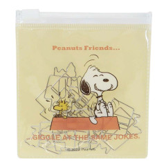 Japan Peanuts Paper Clip & Case - Snoopy & Woodstock / Home