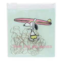 Japan Peanuts Paper Clip & Case - Snoopy / Surf