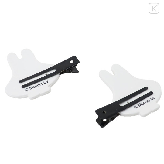 Japan Miffy Face-shaped Hair Clip - Miffy / Ghost - 2