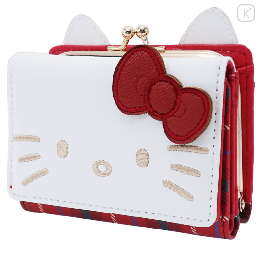 Japan Sanrio Trifold Wallet - Hello Kitty / Smile - 1