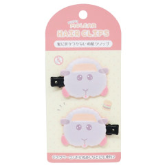 Japan Pui Pui Molcar Face-shaped Hair Clip - Teddy