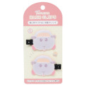 Japan Pui Pui Molcar Face-shaped Hair Clip - Teddy - 1