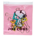 Japan Peanuts Binder Clip 6pcs Set - Snoopy & Woodstock / Joe Cool - 1