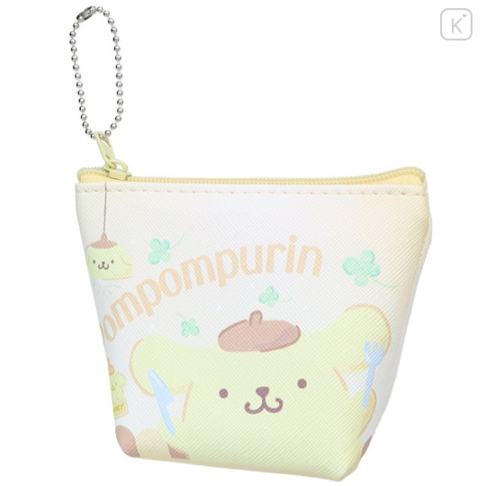 Japan Sanrio Triangular Mini Pouch - Pompompurin / Cooking - 1