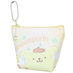 Japan Sanrio Triangular Mini Pouch - Pompompurin / Cooking